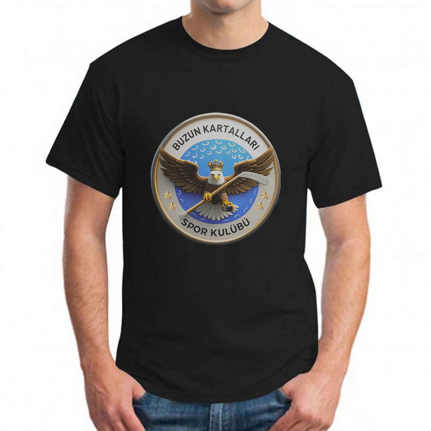 Siyah BK Tasarım Tişört